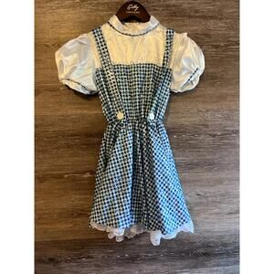 Wizard Of Oz Dorothy Costume size Medium 5 6 Years dress Kids halloween